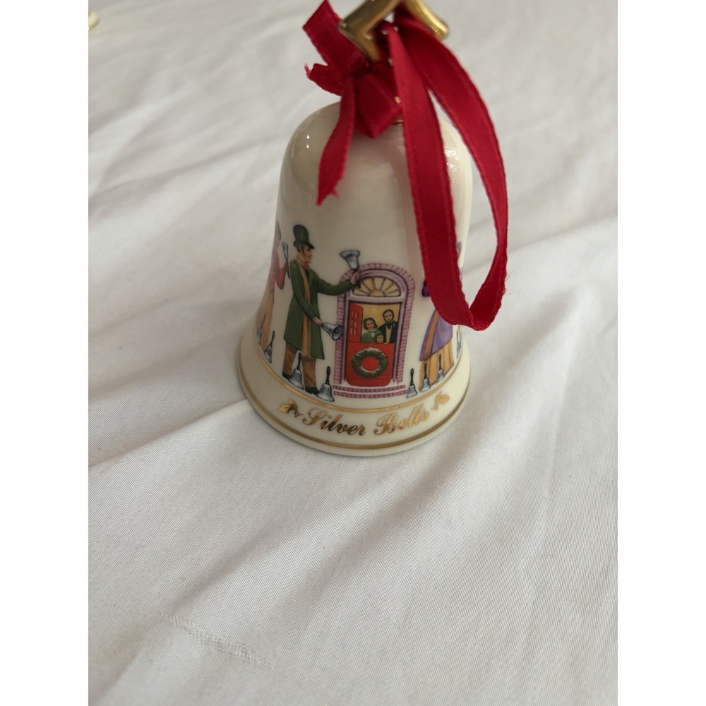VTG, LENOX Porcelain Holiday Ornament Musical Bell - Jingle Bells Horse 1993